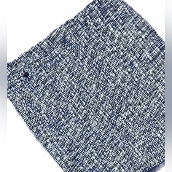 Kenar Navy Cotton Twill Pencil Skirt Sz 10 - Picture 1 of 6
